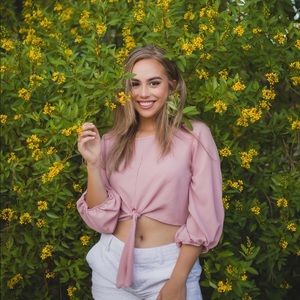 Swipe Right Top - Mauve